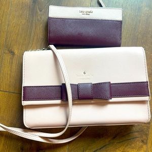 Kate spade crossbody and wallet